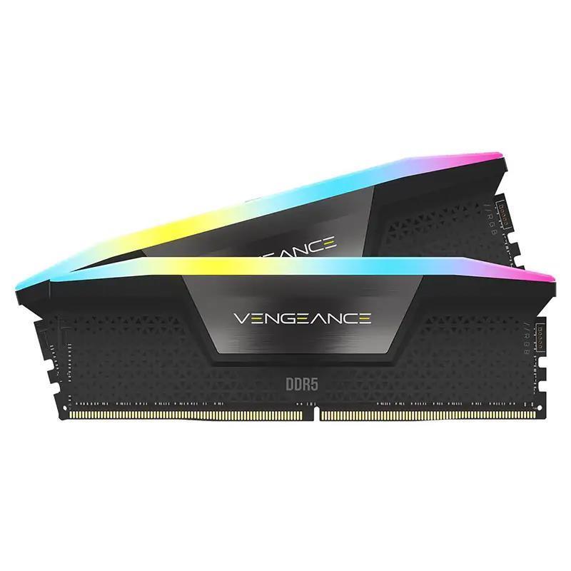 Corsair CMH32GX5M2B6600C38, Vengeance RGB, DIMM, DDR5, 32GB(2x16GB), 4800MHz, CL38, 1.40V, Limited Lifetime Warranty