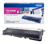 Brother TN-240M COLOUR LASER TONER - MAGENTA TONER CARTRIDGE TO SUIT HL-3040CN/3045CN/3070CW/3075CW, DCP-9010CN, MFC-9120CN/9125CN/9320CW/9325CW - 1,400 PAGES