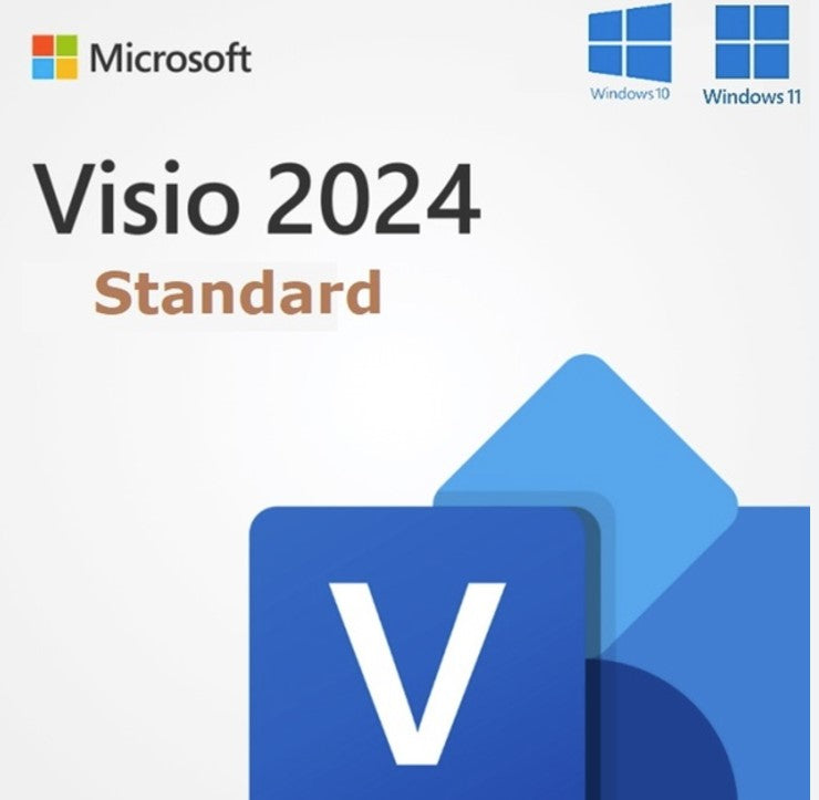 Microsoft ESD - Visio Standard 2024(Available on Leader Cloud, Keys available instantly)