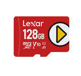 Lexar PLAY microSDXC™ UHS-I card 128GB Class 10, U3, V30, A2, up to 205MB/s read, up to 140MB/s write 128GB – Class 10, U3, V30, A2, up to 205MB/s rea