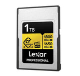 Lexar Professional GOLD CFexpress™ 4.0 Type A Card 1TB -- Cfexpress 4.0 Type A Professional Gold Series, up to 1800MB/s read, 1650MB/s write