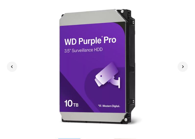 Western Digital WD102PURP Purple Pro 10TB 3.5