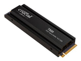 Crucial T500 4TB Gen4 NVMe SSD Heatsink - 7400/7000 MB/s R/W 2400TBW 1440K IOPs 1.5M hrs MTTF Acronis True Image Adobe Creative Cloud PS5 ~MZ-V8P2T0CW