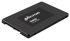 Micron 5400 MAX 3.84TB 2.5" SATA Enterprise SSD 540R/520W MB/s 95K/70K IOPS 24528TBW 5DWPD 3M hrs MTTF AES 256-bit encryption Server Data Centre 5yrs