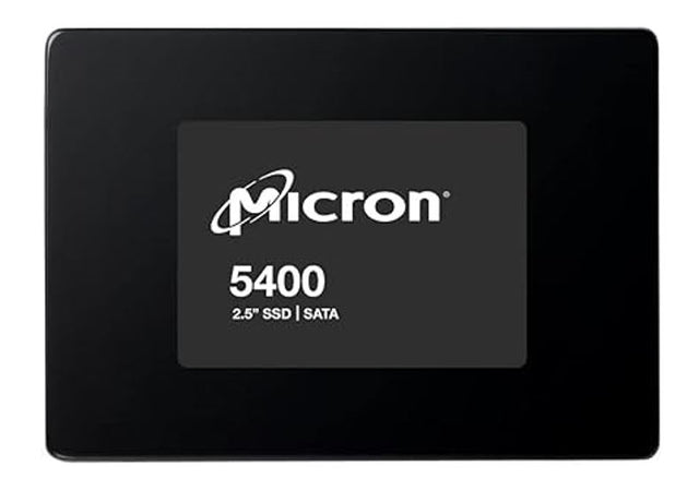Micron 5400 MAX 960GB 2.5" SATA Enterprise SSD 540R/520W MB/s 95K/75K IOPS 8760TBW 5DWPD 3M hrs MTTF AES 256-bit encryption Server Data Centre 5yrs