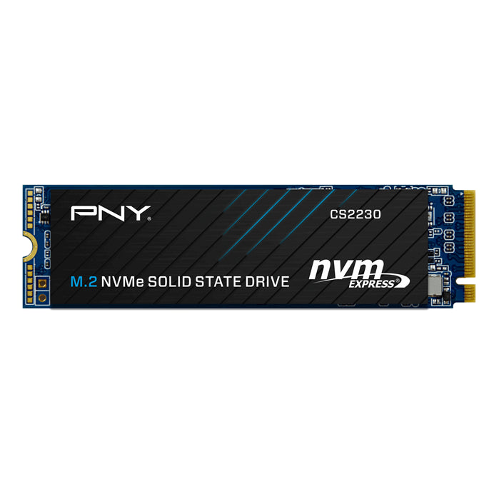 PNY CS2230 M.2 NVMe 1TB SSD PCIe Gen3 x4 Read 3,300 MB/s Write 2,600 MB/s 3D Flash Memory 5-Year Limited Warranty