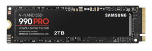 Samsung 990 Pro 2TB with Heatsink Gen4 NVMe SSD 7450MB/s 6900MB/s R/W 1550K/1200K IOPS 600TBW 1.5M Hrs MTBF for PS5 5yrs Wty