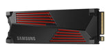 Samsung 990 Pro 2TB with Heatsink Gen4 NVMe SSD 7450MB/s 6900MB/s R/W 1550K/1200K IOPS 600TBW 1.5M Hrs MTBF for PS5 5yrs Wty