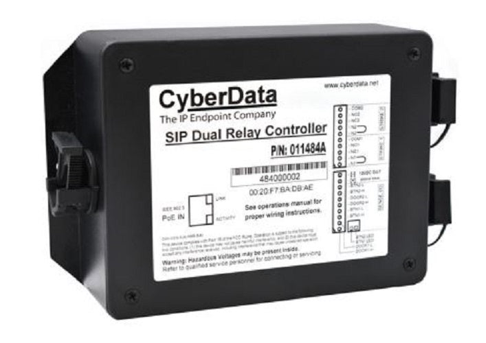 CyberData 011484 SIP Dual Relay Controller