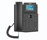 Fanvil X303-2 Wire IP Phone, 2.4-inch Color, RJ11 Interface and Supports 2-Wire Power, HD Voice, 6-Party Conferencing, 4 SIP Accounts