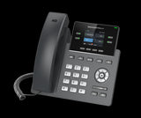 Grandstream GRP2612W 4 Line IP Phone, 2 SIP Accounts, 320x240 Colour Screen, HD Audio, Inbuilt WiFi, Includes PSU