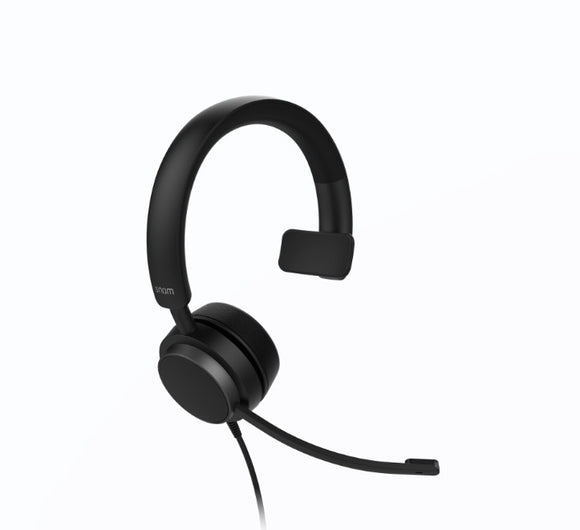 SNOM A310M Headset, Wired Mono, Full band audio, High wearing comfort, Lightweight construction Ideal for working in call centers, sales