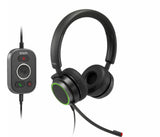 SNOM A330D Headset, Wired Duo, HD Audio Quality, Remote Control, Ideal For Video-telephony,