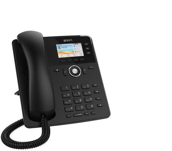 SNOM D717 4 Line Professional IP Phone, Gbit port & 1 USB port, 4 Context-sensitive Function Keys, Wideband Audio