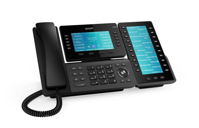 SNOM D8C Expansion module 6.8 Zoll (17.2 cm) TFT colour screen, Expansion module with 60 programmable buttons on 3 sides, Plug-and-play