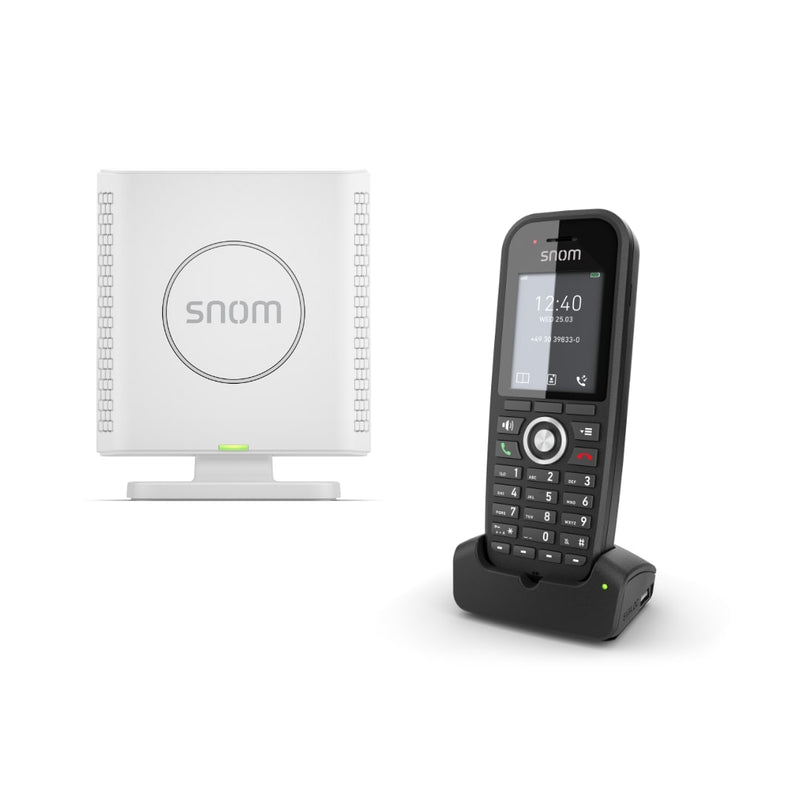 SNOM M430 bundle EU, M30 & M400, PoE, Single Cell, Backlit Keyboard, Long Standby Time, Security (TLS & SRTP),  For PSU Use IPS-4661-AU