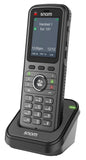 SNOM M56 DECT Handset, 2.4-inch colour display, 6 programmable LED function keys, IP67 protection class, 12 hours talk time, Bluetooth support, SCE