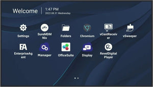 ViewSonic Commercial ViewSonic CDE5530 55" 4K Presentation Display Wireless presentation, Single USB-C cable for 65W, 24/7 video playback, Remote device management, ProAV