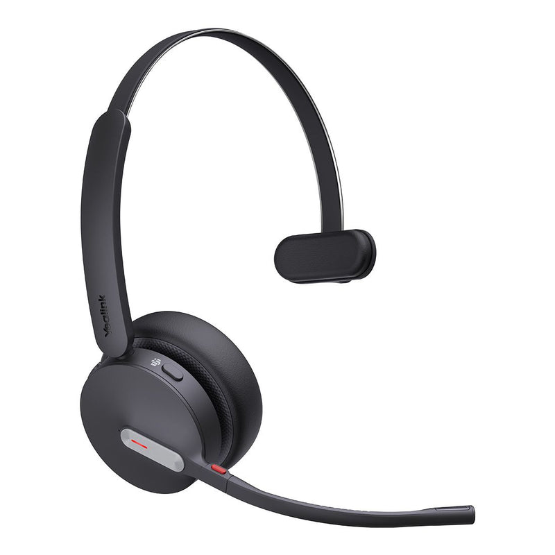 Yealink BH70 Bluetooth Wireless Mono Headset Microsoft Teams, 3 mic noise cancellation Talk time up to 35h BT51 C Dongle with Type A Adaper