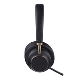 Yealink BH76 Plus Teams Black USB-C/A Bluetooth Stereo Headset, 5Mic Beamforming Noise Cancellation Talk time up to 35h, Bluetooth 5.3 USB-C/A Dongle
