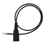 Yealink QD-RJ9-Cord-3PTY QD to RJ Cord for YHS36/YHS34/YHS34 Lite, Compatible with Cisco 79xx IP Phones, Avaya callmaster V and VI