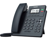 Yealink T31G 2 Line IP phone Basic Desk Phone, 132x64 LCD, Dual Gigabit Ports, PoE. No Power Adapter included, Zoom, HD Voice, 5-Way Local Conference