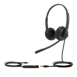 Yealink UH34 SE Dual USB-C USB Wired Headset, Teams Certified, Noise Cancelling Headset,USB-C and 3.5mm Jac,Controller&Teams Button, Ultra-Lightweight