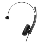 Yealink TEAMS-UH34SE-M-C Teams Certified Wideband Noise Cancelling Headset, USB-C and 3.5mm Jack, Controller with Teams Button, Ultra Lightweight