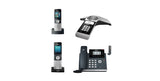 Yealink W80-BDL Bundle DECT IP Multi-Cell System, 2x W80B & 1x W80-DM, The system supports up to 100 handsets and 100 simultaneous calls
