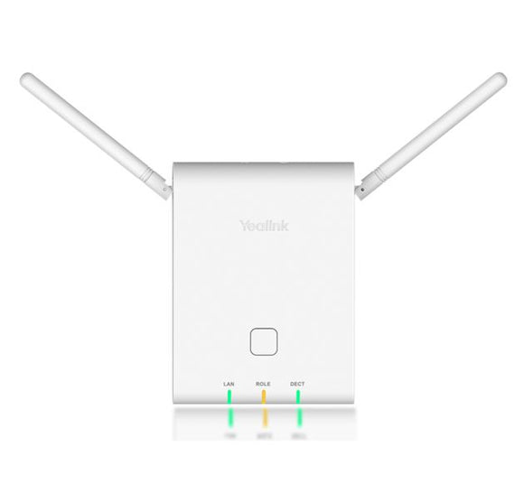 Yealink W90B Multicell DECT Base Station, support W53H,W56H,CP930W and DD Phone, PoE support, Wallmount only