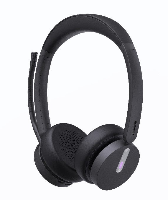 Yealink WH64 Dual UC DECT Wireless Headset, DECT & Bluetooth Wireless Technology,3-Mic Noise Cancellation,UC Certified, Charging Stands, Carrying Bag