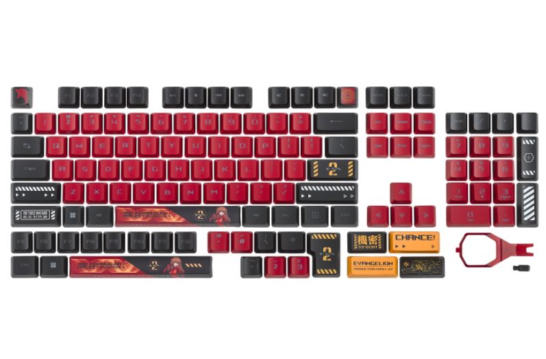 ASUS ROG Keycap Set For RX Switches EVA-02 Edition, For ROG RX Optical Mechanical Switches