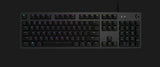 Logitech G512 Carbon Mechanical Gaming Keyboard -GX Brown Clicky USB port (for keyboard) (Optional) Internet access for Logitech G HUB software.
