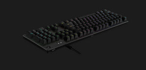 Logitech G512 Carbon Mechanical Gaming Keyboard - GX Brown Tactile USB port (for keyboard) (Optional) Internet access for Logitech G HUB software.