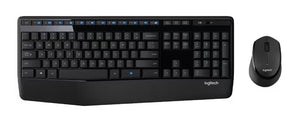 Logitech MK345 Wireless Keyboard & Mouse Combo Full Size 12 Media Key Long Battery Life Comfortable (NEW!!)