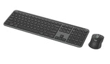 Logitech SIGNATURE SLIM COMBO MK950 -Graphite Keyboard Full-size layout with number pad Mouse 1000 DPI 1-Year Limited Hardware Warranty