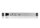 Aten Rackmount Dual Rail LCD Console VGA PS/2-USB w/ 19" LCD Display, 1x Custom KVM Cable Included, 1280x1024@75hz Display, LED Illumination