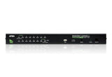 Aten 16 Port Rackmount USB-PS/2 VGA KVMP Switch with USB 2.0 Hub and Daisy Chain