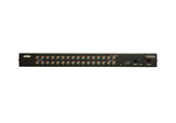 Aten Rackmount KVM Switch 1 Console 32 Port Multi-Interface Cat 5, KVM Cables NOT Included, Daisy Chainable for up to 1024 Devices,