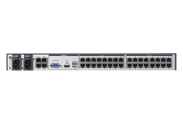 Aten 1-Local/2-Remote Access 32-Port Multi-Interface Cat 5 KVM over IP Switch