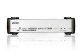 Aten Video Splitter 2 Port DVI Video Splitter w/ Audio, 1920x1200@60Hz, Cascadable to 3 Levels (Up to 8 Outputs)