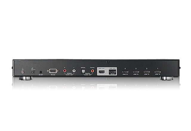 Aten 4 Port Dual Output HDMI Switch, select input ports via RS232 control, HDCP 1.1 compliant(LS)