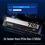 Lexar LNM790X001T-RNNNG, NM790, 1TB, M.2 NVMe, PCIe4.0, Read Speed: Up to 7400MB/s, Write Speed: Up to 6500MB/s, 5 Year Warranty