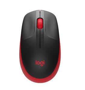 Logitech M190 Full-Size Wireless Mouse - RED