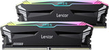 Lexar LD5U16G60C28BR-RGD ARES 2nd Gen U-DIMM DDR5 6000 32GB Kit (16GB*2), CL28, RGB Black, dual pack