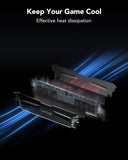 Lexar LD5U16G60C28BR-RGD ARES 2nd Gen U-DIMM DDR5 6000 32GB Kit (16GB*2), CL28, RGB Black, dual pack