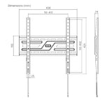 Brateck KL38-44F Large-Screen Compact Fixed TV Wall Mount (new)