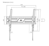 Brateck KL38-46T Large-Screen Medium Tilt TV Wall Mount (new)