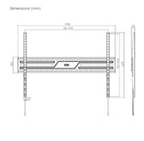 Brateck KL38-69F Large-Screen Large Fixed TV Wall Mount (new)