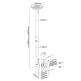 Brateck LCD Ceiling Bracket Vesa 75/100/200m Up to 42" (LS)